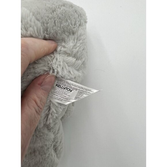 Kellytoy Kelly Baby Elephant Safari Plush Rattle Stuffed Sitting Toy Gray - Picture 5 of 5